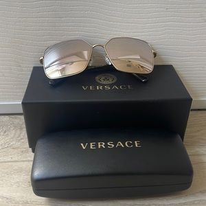 Versace Mirrored Sunglasses